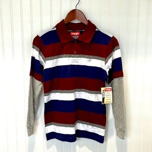 Wrangler Long Sleeve Polo Shirt